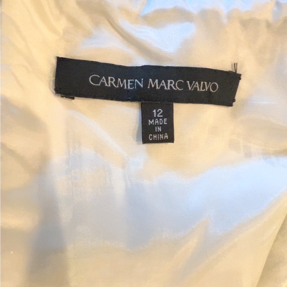 Carmen Marc Valvo Flare Dress - Size 12 - Picture 5 of 8